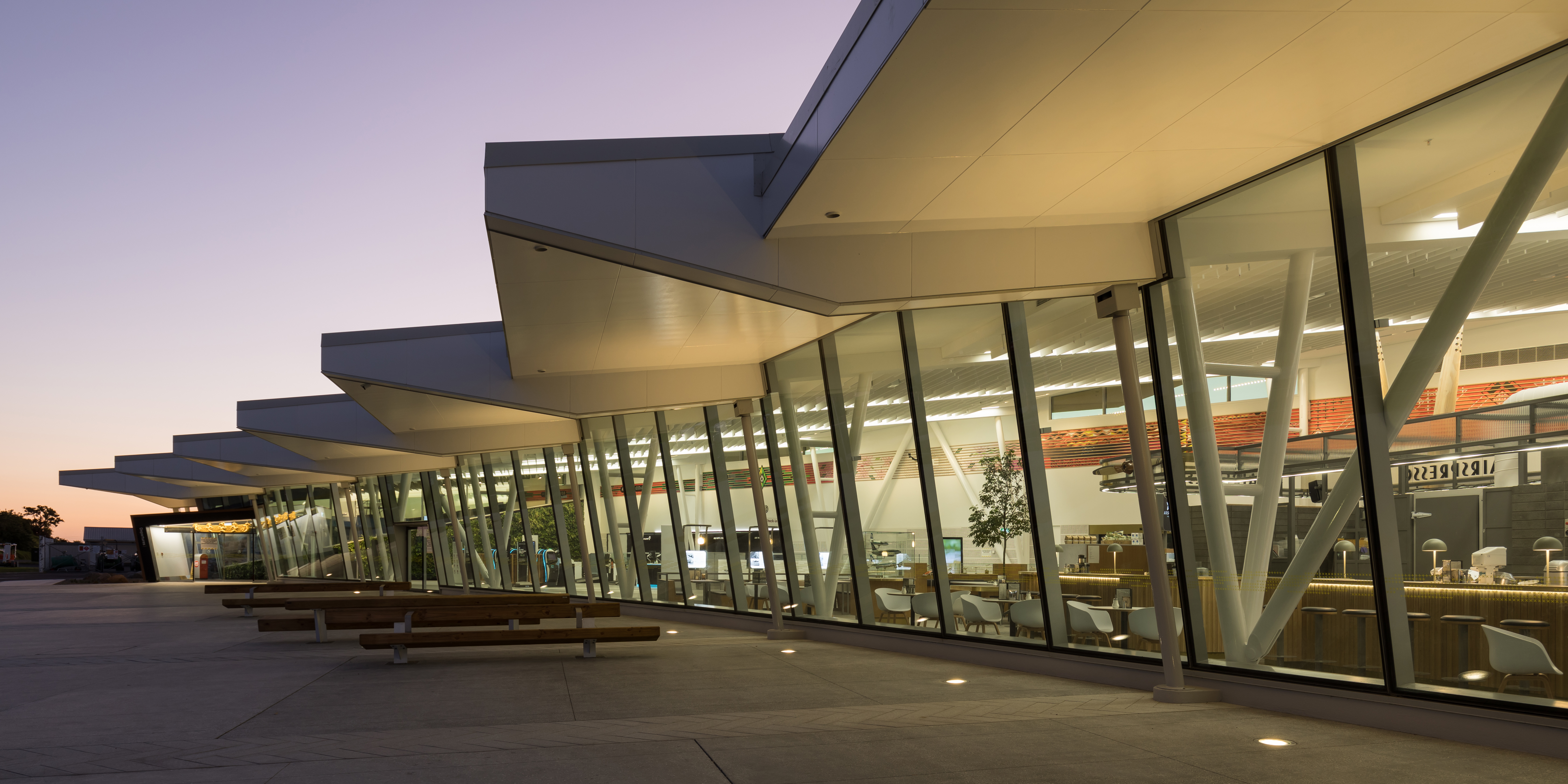 New Plymouth Airport terminal finalist for Prix Versailles architecture award