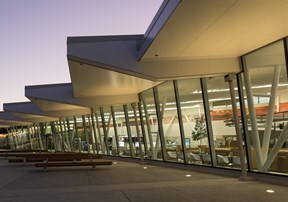 New Plymouth Airport terminal finalist for Prix Versailles architecture award
